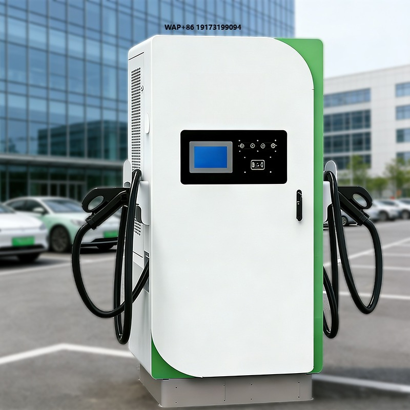 Ev Charging Pile - 60kW CCS2+CHAdeMO OCPP Schnell-Elektroauto-Ladestation Neue Energie-Ladesäule