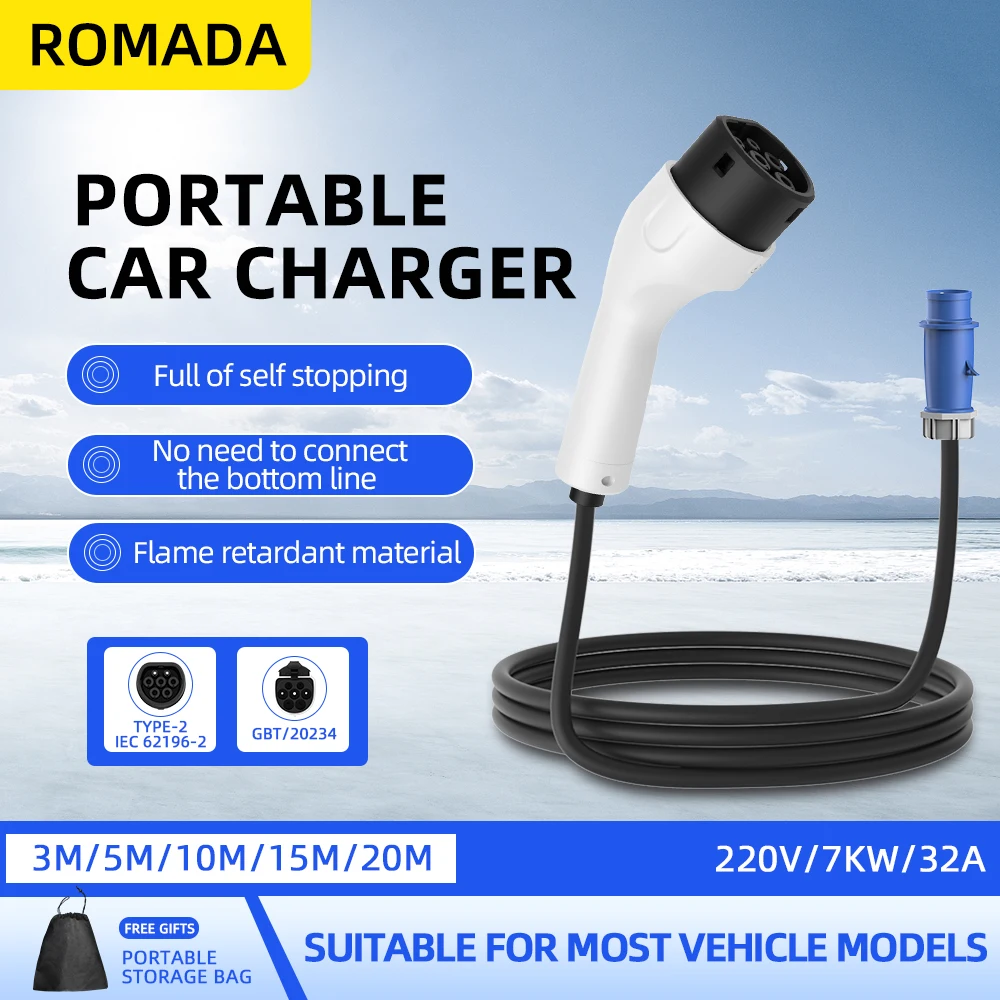ROMADA Typ2 IEC62196-2 Für Ele – Ev Charger Adapter Bewertung und Preis