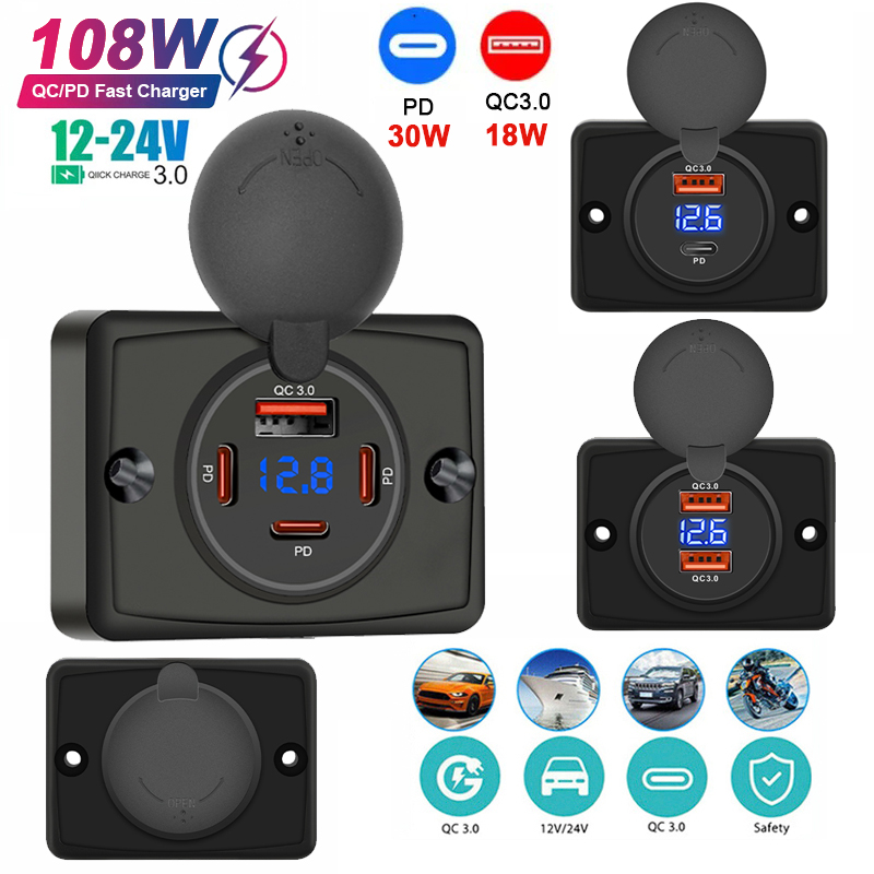 108 W Dual PD Dual QC Auto Lad – Fast Ev Charger Bewertung und Preis